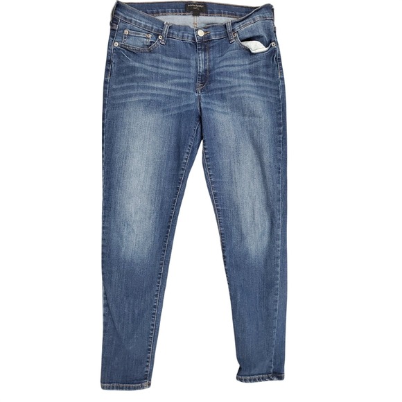 Banana Republic Denim - Banana Republic Skinny Fit Medium Wash Jeans Women Size 30 10 Stretch